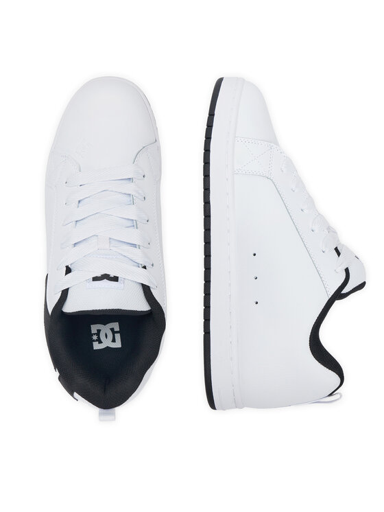 DC Shoes Снікерcи DC Shoes COURT GRAFFIK 300529-WLK Білий