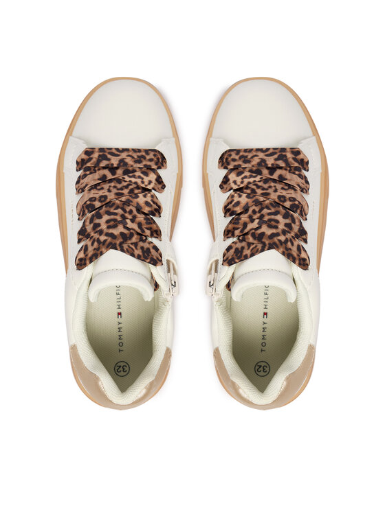 Tommy Hilfiger Sneakersy Tommy Hilfiger T1A9-34230-1355X024 S Écru