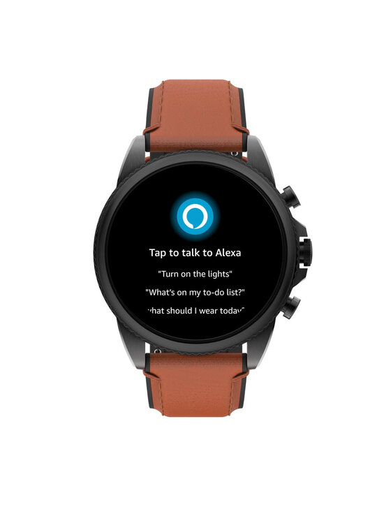 Fossil Viedpulkstenis Fossil Gen 6 FTW4062 Melns