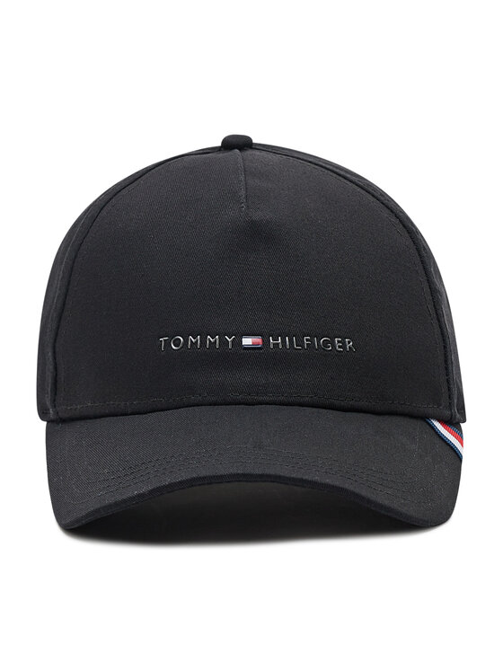 Tommy Hilfiger Gorra con visera Tommy Hilfiger 1985 Downtown AM0AM08611 Negro