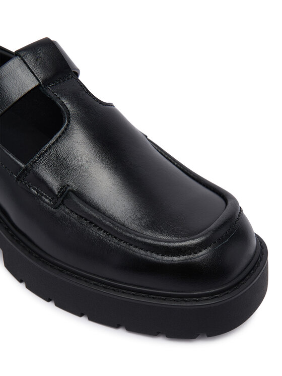 Calvin Klein Loafersy Calvin Klein Chunky Loafer Tbar Pol Lth HW0HW03046 Černá