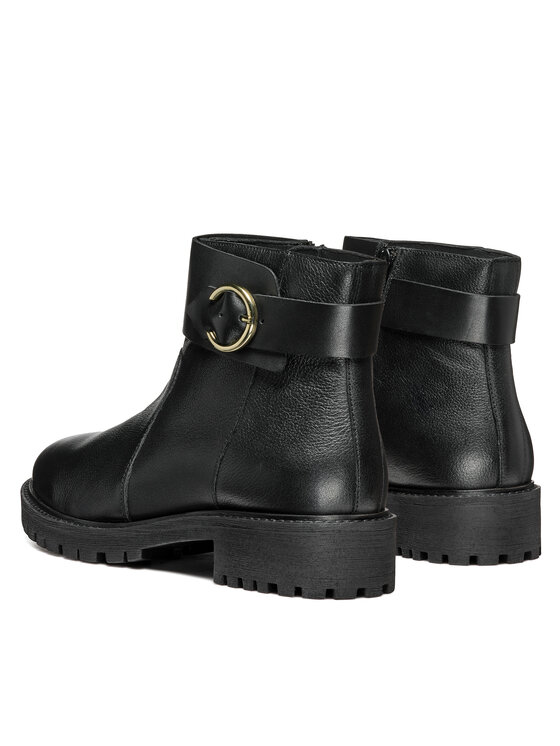 Geox Členková obuv Geox D Hoara D46FTB 04643 C9999 Čierna