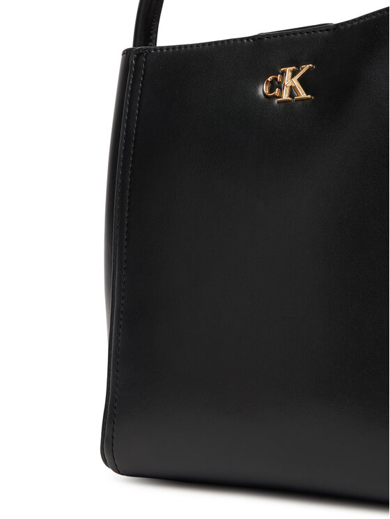 Calvin Klein Kabelka Calvin Klein Ck Bucket With Strap LV04F3174G Čierna