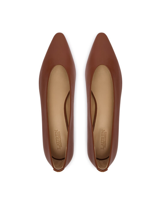 LAUREN RALPH LAUREN Baleríny LAUREN RALPH LAUREN Audri 802P18411004 Hnedá