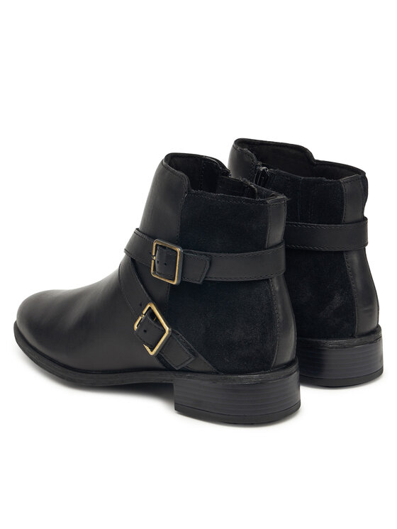 Clarks Ботильйони Clarks Havisham Bay 26182941 Чорний