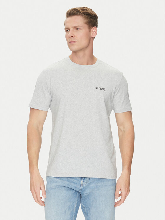 Guess Guess Футболка U4BM03 KCAM1 Сірий Regular Fit