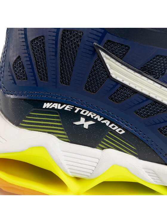 Mizuno Čevlji za telovadbo Mizuno Wave Tornado X Mid V1GA161771 Mornarsko modra