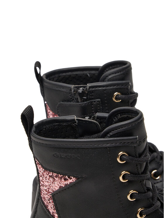 Geox Cizme Geox Jr Casey J9420G 0BCEW C9B8W M Negru