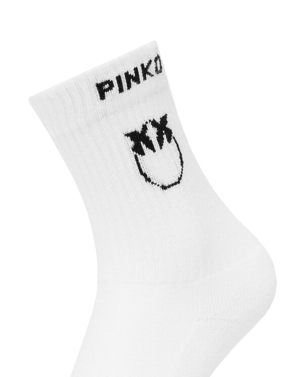 PINKO Dlouhé ponožky PINKO Noirvegia 106071 A302 Bílá
