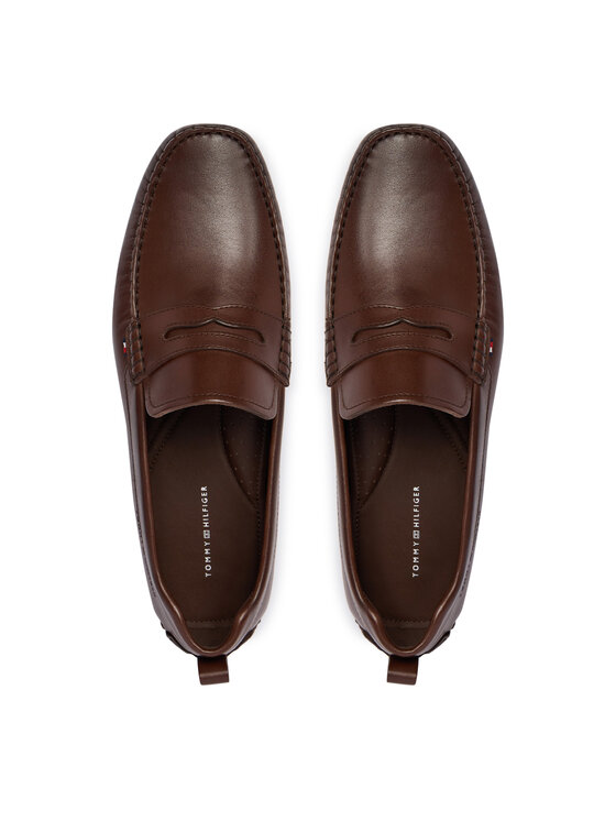Tommy Hilfiger Мокасини Tommy Hilfiger Core Hilfiger Leather Driver FM0FM05790 Кафяв
