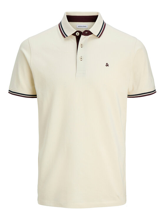 Jack & Jones Jack & Jones Polo Paulos 12136668 Crema Regular Fit