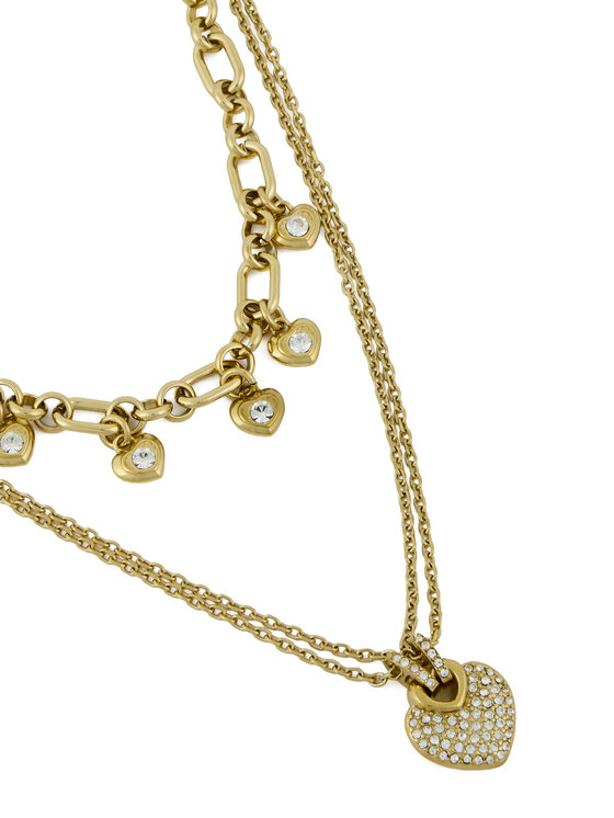 Guess Náhrdelník Guess JUBN05 208JW Zlatá