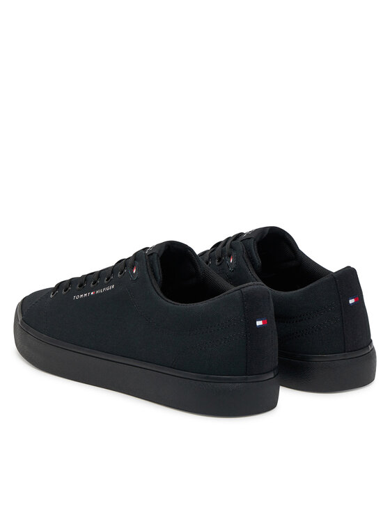 Tommy Hilfiger Tenis superge Tommy Hilfiger Hi Vulc Low Core Canvas FM0FM05396 Črna