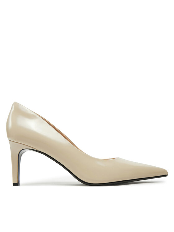 Calvin Klein Lodičky Calvin Klein Heel Pump 70 - Brush L HW0HW02446 Béžová