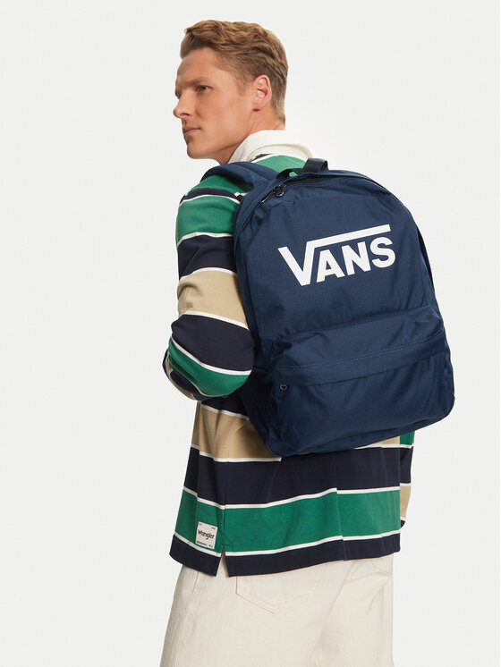 Vans Mugursoma Vans Old Skool Print Backpack VN000H50LKZ1 Tumši zils