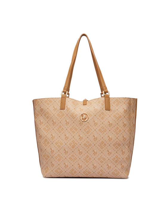 U.S. Polo Assn. Τσάντα U.S. Polo Assn. BIUXT8582WVP Ανοιχτό μπεζ