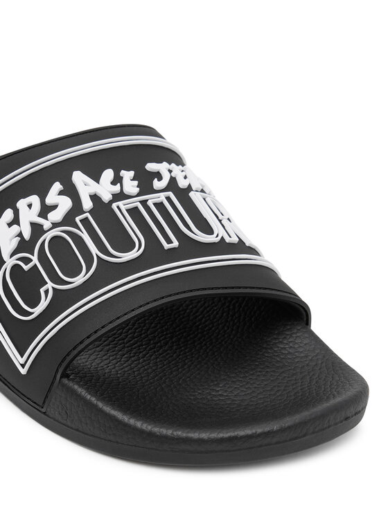 Versace Jeans Couture Шльопанці Versace Jeans Couture 79YA3SQ3 ZSC22 899 Чорний