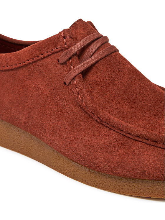 Mocasines Clarks Wallabee Evo 26178278 Naranja | Zapatos.es