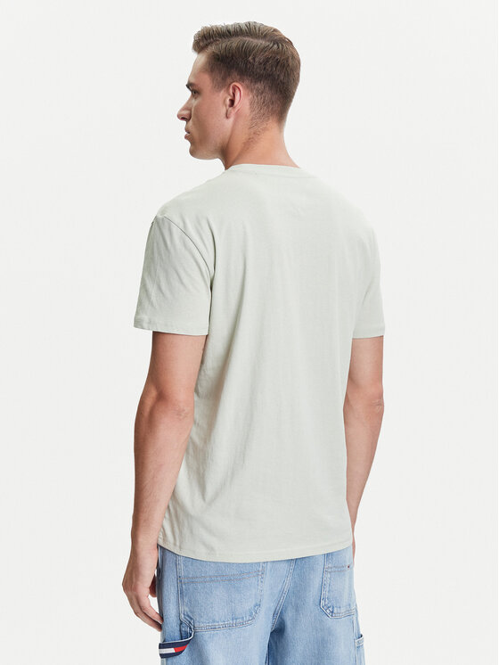 Tommy Jeans Tommy Jeans T-shirt Dna Flag DM0DM21941 Verde Regular Fit