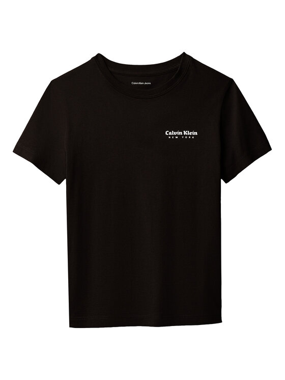 Calvin Klein Jeans Calvin Klein Jeans Camiseta Minimal Logo IB0IB02608 Negro Regular Fit