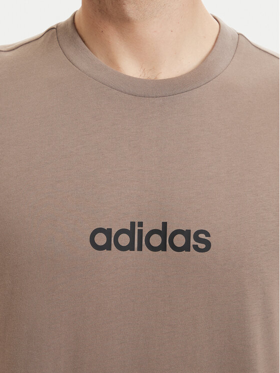 adidas adidas Футболка Essentials Linear KF2390 Бежевий Regular Fit
