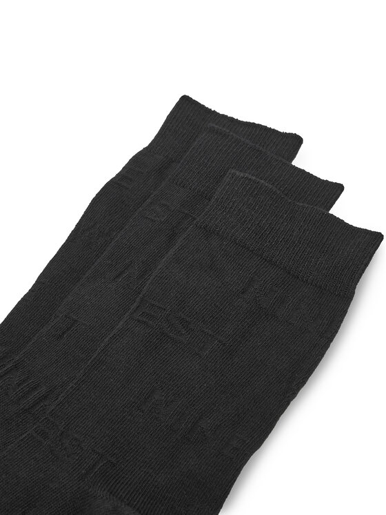 Nine West Dlhé ponožky Nine West CEO_LA_NW_17283_W_AW25 (3-PACK) Čierna