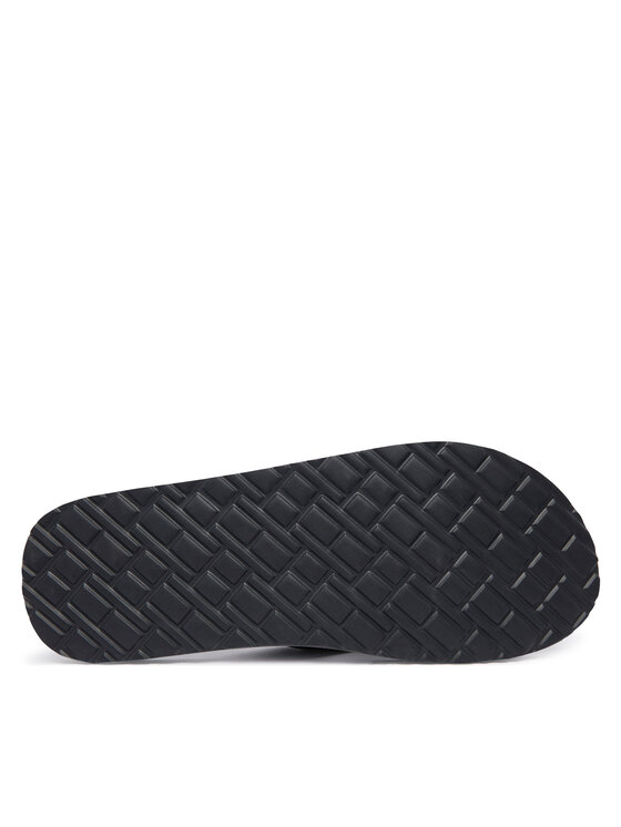 Tommy Hilfiger Flip flop Tommy Hilfiger Flag Patch Beach FM0FM06004 Negru