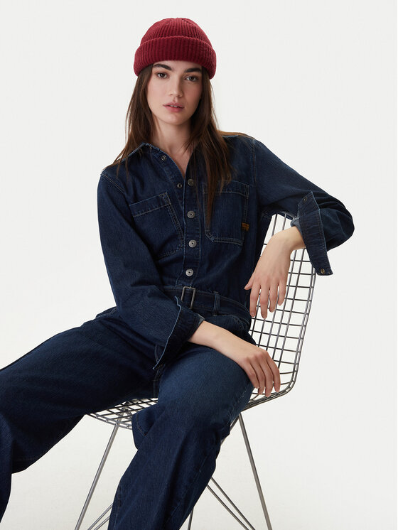 G-STAR G-Star Raw Kombinezon D26877-E090 Tamnoplava Relaxed Fit