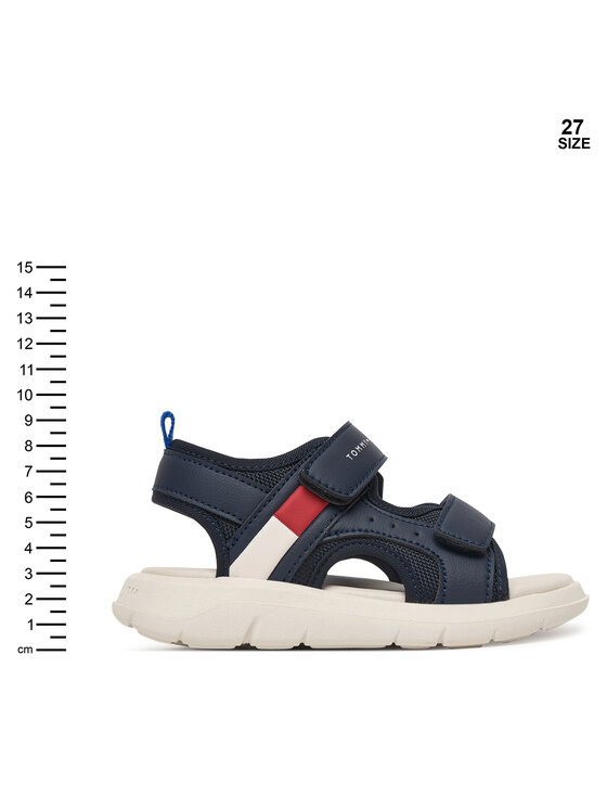 Tommy Hilfiger Σανδάλια Tommy Hilfiger Velcro Sandal T1B2-34386-1591 Σκούρο μπλε