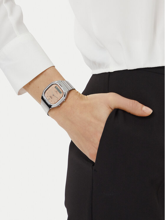 Casio Zegarek Casio Vintage AQ-240E-4AEF Srebrny