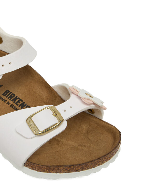 Birkenstock Босоніжки Birkenstock Rio Flowers As Kids 1029561 S Білий