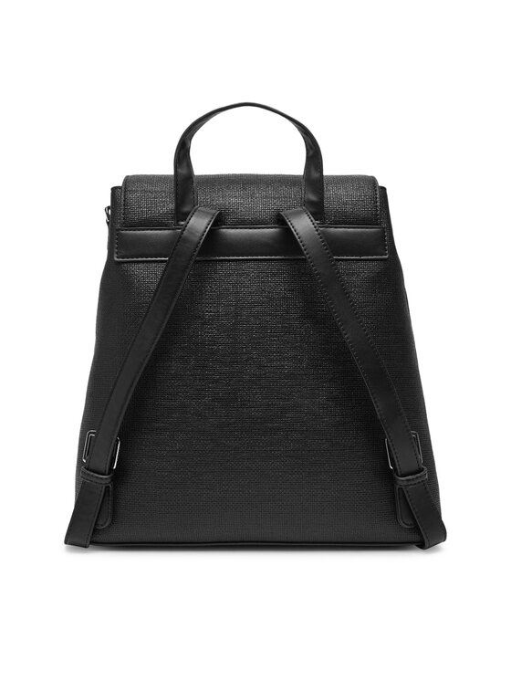 Calvin Klein Σακίδιο Calvin Klein Ck Backpack With Conv Strap_Tex K60K613237 Μαύρο