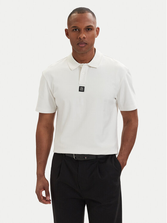 HUGO HUGO Polo Deabono_D 50517638 Crema Regular Fit