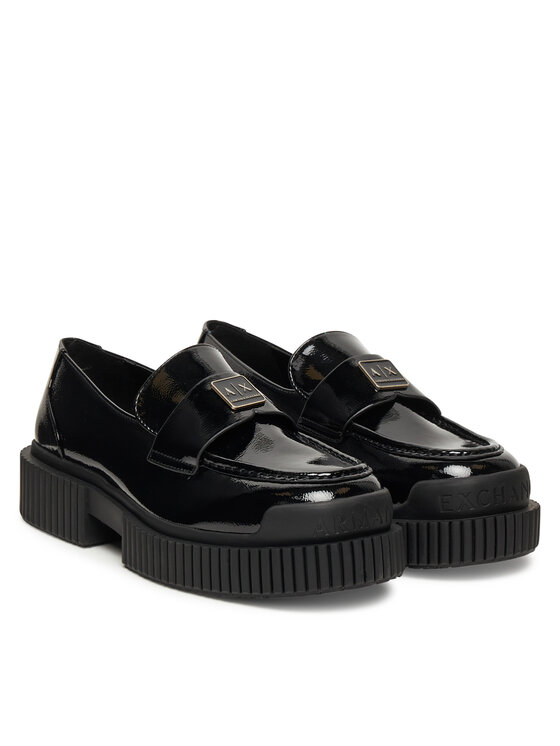Loafers Armani Exchange XW001672 AF17478 UC001 Negru | Epantofi.ro