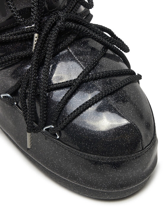 Moon Boot Sniega zābaki Moon Boot Icon Low Glitter 80D1409440 Melns