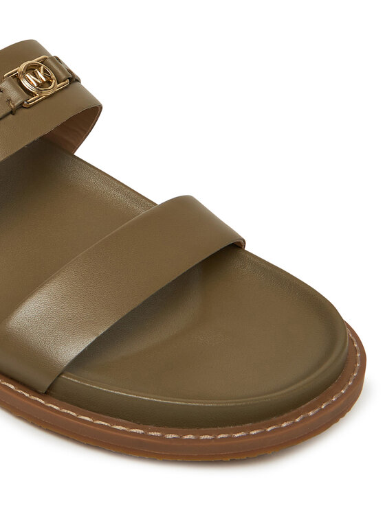 MICHAEL Michael Kors Шльопанці MICHAEL Michael Kors Mandy Flat Sandal 40S5MAFS2L Зелений