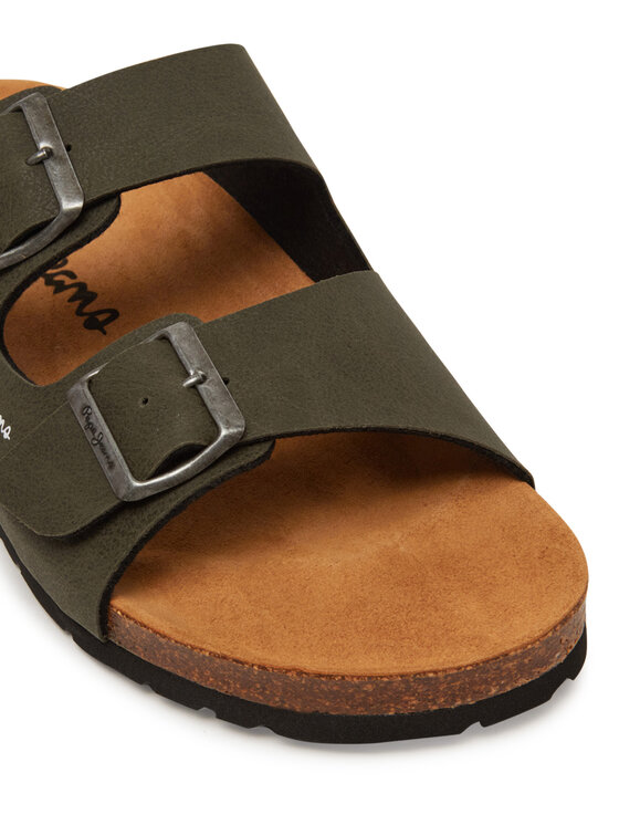 Pepe Jeans Klapki Pepe Jeans PMS90110 Khaki