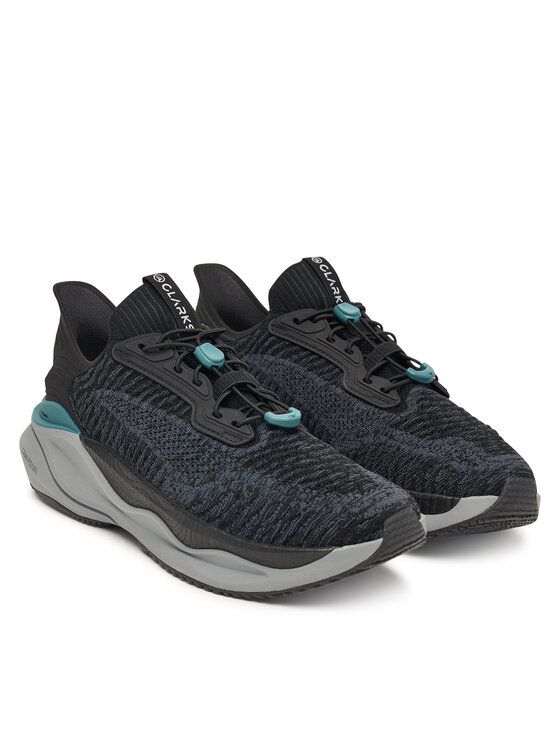 Clarks Снікерcи Clarks Pace Rise 26187370 Чорний
