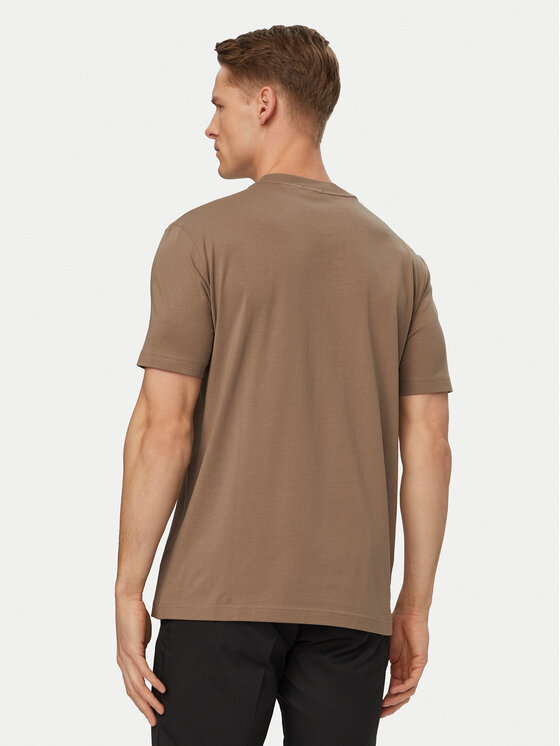 BOSS BOSS Футболка 50506373 Хакі Regular Fit