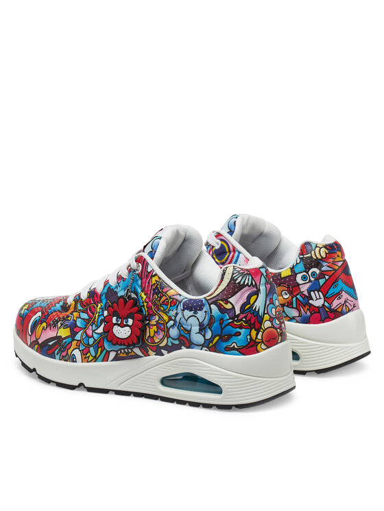 Skechers Снікерcи Skechers Uno - Color Doodle 183500/MLT Кольоровий