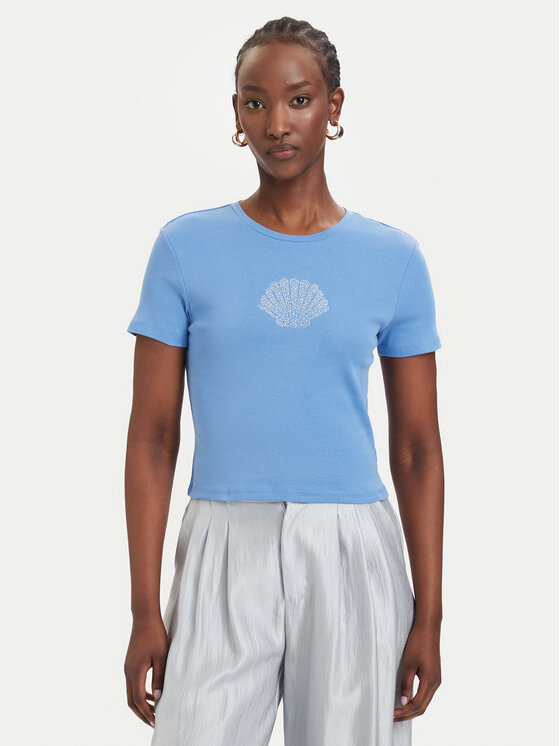 ONLY ONLY Camiseta Kira 15346419 Azul Regular Fit