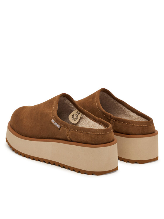 LOVE MOSCHINO Шльопанці LOVE MOSCHINO JA10046L1PJAW210 Коричневий