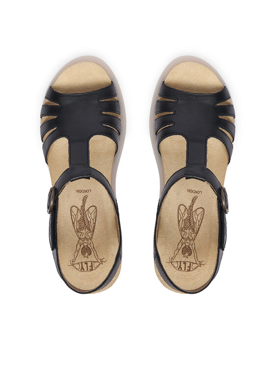 Fly London Босоніжки Fly London Gaitfly P144959007 Чорний