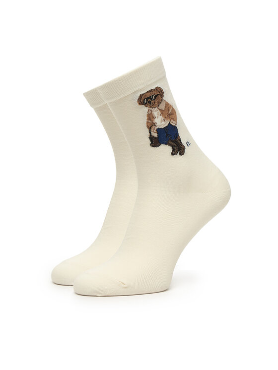 Polo Ralph Lauren Duge čarape Polo Ralph Lauren Bear Floral 455P18211001 Šarena