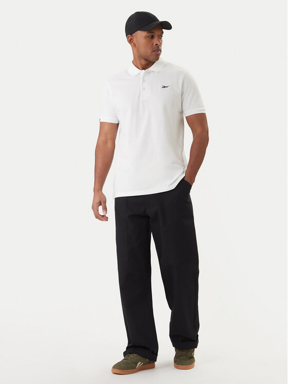 Reebok Reebok Polo Breen RK25562CCM Blanco Regular Fit