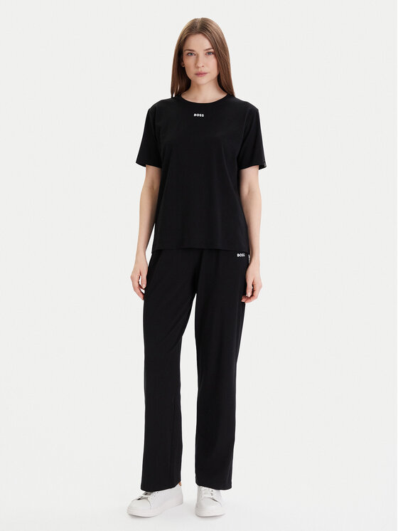 BOSS Boss Футболка 50510322 Чорний Regular Fit