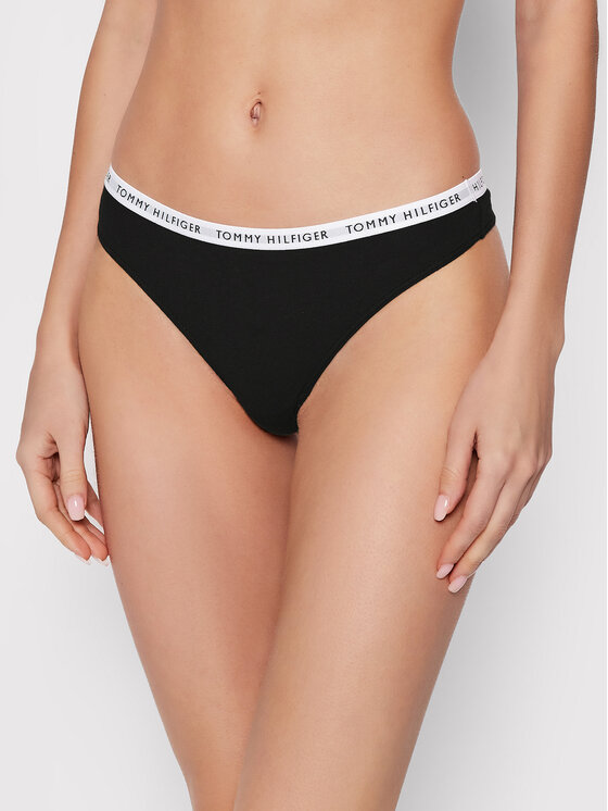 Tommy Hilfiger Tommy Hilfiger Set tanga gaćica﻿ UW0UW02829 Crna