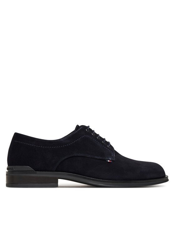 Tommy Hilfiger Обувки Tommy Hilfiger Corporate Derby FM0FM05582 Тъмносин