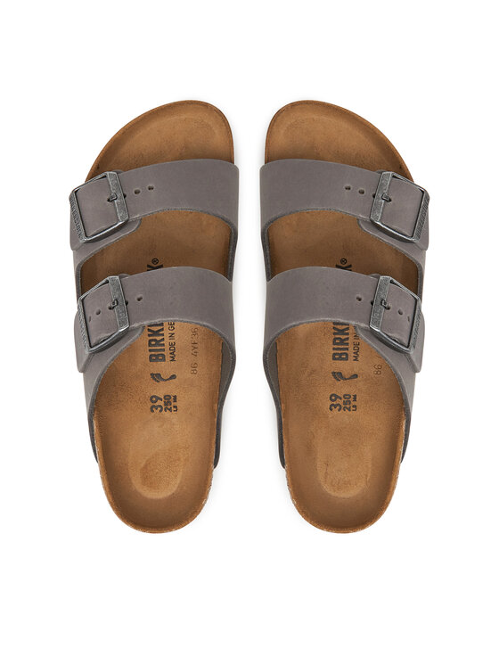 Birkenstock Шльопанці Birkenstock Arizona LEOI 1027026 Сірий