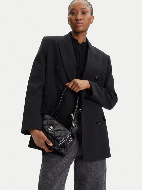 Marc Jacobs Ročna torba Marc Jacobs The Quilted Mini Dual Shoulder Bag 2S5HSH023H02 Črna